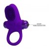 Wibrujący pierścień erekcyjny z masażerem Pretty Love Vibrant Penis Ring II fiolet